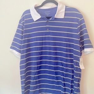Men’s striped polo